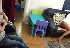 نوجوان صورت آسان برادر خواهر سکس حفاری کرد